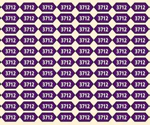 بازی فکری؛ عدد "۳۷۱۵" پنهان را در بین "۳۷۱۲" تو جیم ثانیه پیدا کن و خودتو به رخ بکش