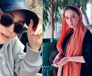 "شادی مختاری" با موهای باز و بی روسریش دل فَناشو آب کرد؛ چه زود شاخ اینستا شد!