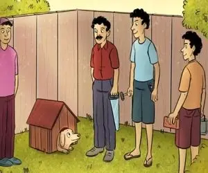 بازی فکری؛ سوتی موتی نده هوش به رخ ملت بکش و بگو چه کسی در ساختن خانه سگ کمک نکرده 