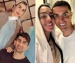 دیدار خیلی نزدیک بیرانوند با رونالدو تو رختکن که رفت بغلش / دخترش مدلینگ قهاریه