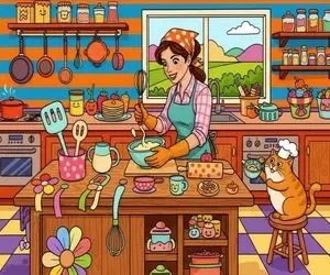 بازی فکری؛ تو این آشپزخونه که انگار بمب ترکیده فقط 1 درصد تونستن دسته کلیدو پیدا کنن