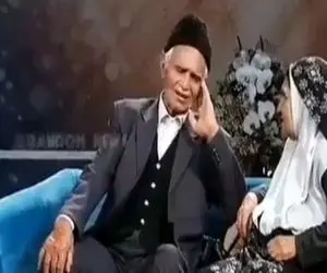 آواز احساسی؛ عاشق ترین پیرمرد دنیا رو آنتن زنده برا حاج خانومش جوری خوند زن گریه کرد