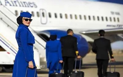 پذیرایی از مسافران پرواز کیش - تهران با نوشابه خانواده!