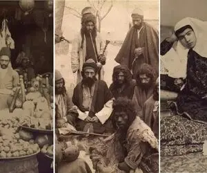 قاب های قجری؛ از عکس آتلیه ای دختر جوان تا پنج جوان وافور کش