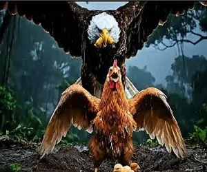 مستند حیات وحش؛ مرغ دلیر برا حفظ بقا تخم هاش عقاب سفاک با پنجه شرحه کرد