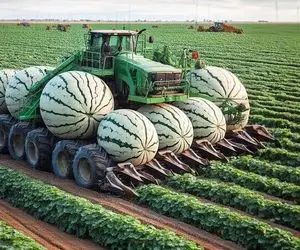 ماشین های کشاورزی شگفت انگیز؛ صد ماشین کشاورزی که در یک سطح دیوانه کننده کار می کنند