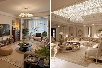 دکوراسیون خانه ۶۵ متری مثل منازل لوکس؛ چیدمانی منطقی اما شیک با این مدل وسیله ها