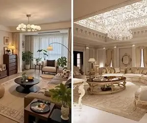 دکوراسیون خانه ۶۵ متری مثل منازل لوکس؛ چیدمانی منطقی اما شیک با این مدل وسیله ها