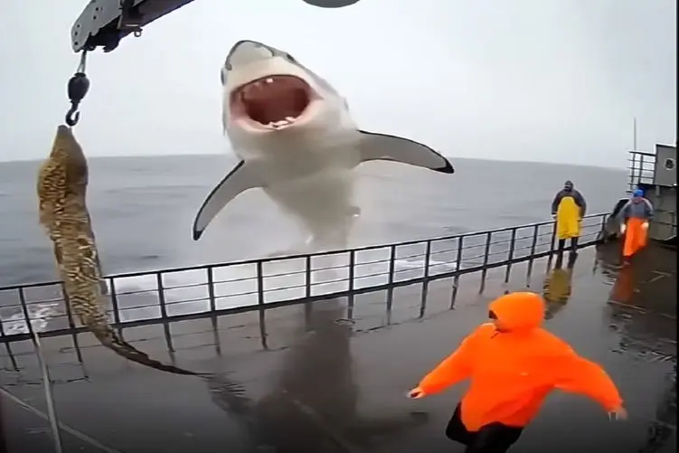 معماری طبیعت؛ ماهیگیرا غذای کوسه رو گرفتن برنتابید اومد زهره شونو ترکوند