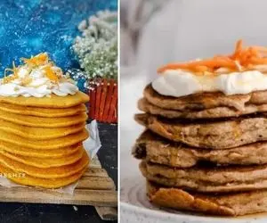 طرز تهیه پنکیک هویج / یه میان وعده مقوی و خوشمزه که سریع و راحت آماده میشه