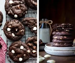 طرز تهیه کوکی شکلات شیری رو یاد بگیر که تو سیم ثانیه کف مهمونات رو ببری؛ خوشمزه و دلبر