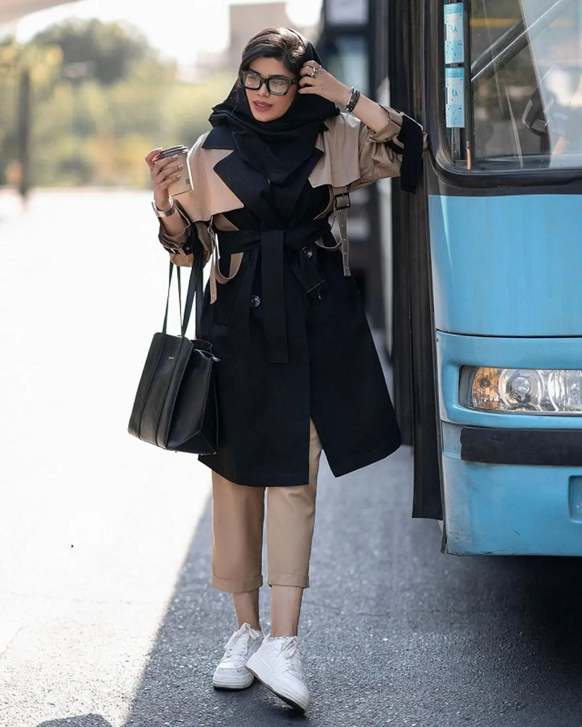 استایل پاییزی کرم