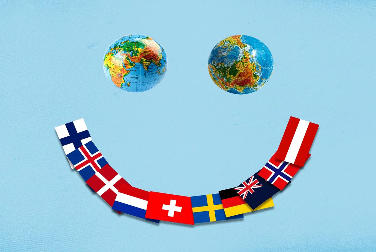 happiest countries in the world2022