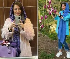استوری "نفیسه روشن" با نصف شوهرش و "گله بزی" که محو خانوم شدن!