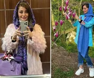 استوری "نفیسه روشن" با نصف شوهرش و "گله بزی" که محو خانوم شدن!