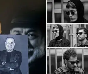 تشییع پیکر آتیلا پسیانی؛ حضور متفاوت نوید محمدزاده و فرشته حسینی