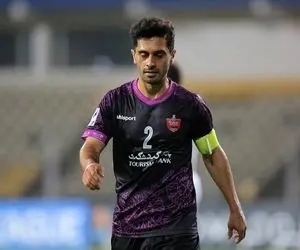 کاپیتان پرسپولیس بازی ذوب و فولاد را از دست داد!