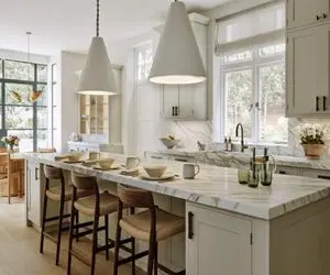 خانه‌های لوکس؛ با رنگ سفید و سنگ مرمر چه دکوری بهم زده چشم نواز و رویایی