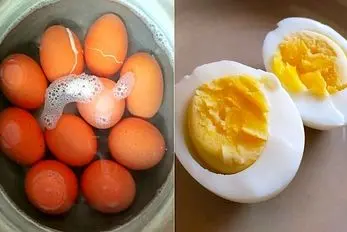 راه جلوگیری از شکستن تخم مرغ آبپز / اینجوری موقع پخت بشکنه هم ترکش بسته میشه عجیبه