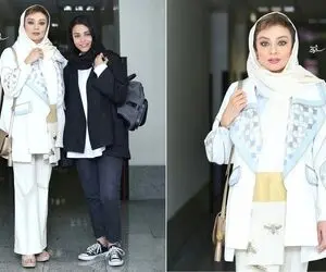 یکتا ناصر و سوگل خلیق در اکران مردمی فیلم شب طلایی؛ زن قویِ سینما چه کرده با استایلش