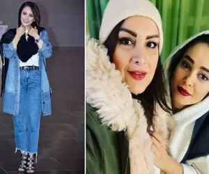 "الناز حبیبی" با تریپ خاص و هفت رنگش چه پُزی میده؛ ساز خریده غووول هم قواره خودش!