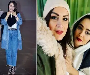 "الناز حبیبی" با تریپ خاص و هفت رنگش چه پُزی میده؛ ساز خریده غووول هم قواره خودش!