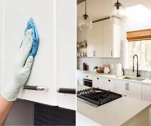 تمیز کردن لکه چربی از روی کابینت ها / این وسایلو حتما تو خونه داری چربیا رو میبلعن