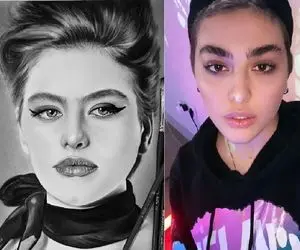 نقاشی جذاب ریحانه پارسا همه را وسوسه کرد! + عکس