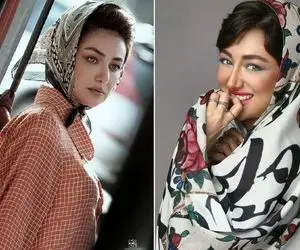 ویدا جوان و مینی اسکارفی که حسابی نشسته بهش؛ خانوم با چشای شهلاش خاطرخواه داره شونصدتا