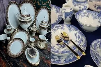 سرویس چینی جدید و شیک؛ از سلطنتی و لاکچری دهن پر کن بگیر تا مدرن و مینیمال