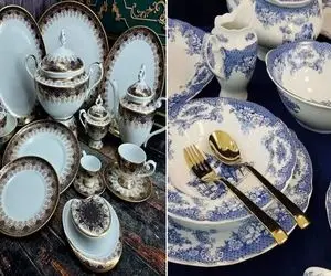 سرویس چینی جدید و شیک؛ از سلطنتی و لاکچری دهن پر کن بگیر تا مدرن و مینیمال