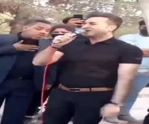 آواز داغدار؛ پسره سر خاک دوستش از دلتنگی براش خوند همه ی رفقا با هم خون گریه میکنن