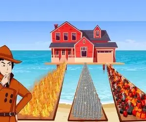 بازی فکری؛ اگه جرعه جرعه از وجودت هوشه بگو  کاراگاه کدوم راه رو بره زنده میمونه