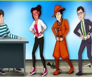 بازی فکری؛  اگر هوش کارآگاهی  داشته باشی تو نگاه قاتل مرد جوان را شناسایی می کنی!