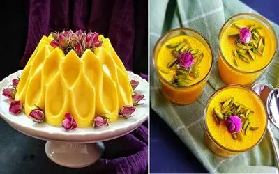 طرز تهیه دسر ساده زعفرونی / اگه وقت و حوصلت کمه این دسر مخصوص توئه