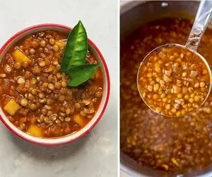 طرز تهیه عدسی؛ یه شام یا صبحونه عالی همراه با ترفندهای لعاب دار و خوشمزه شدنش
