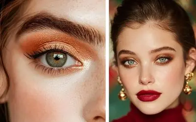 مدل های سایه چشم مسی؛ آموزش نحوه زدن و ست سازی با قسمتهای دیگه میکاپ صورت