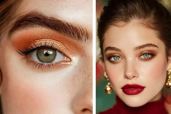 مدل های سایه چشم مسی؛ آموزش نحوه زدن و ست سازی با قسمتهای دیگه میکاپ صورت