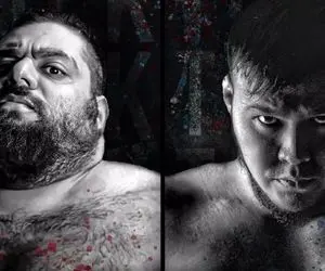 (ویدیو) فیس تو فیس و کتک خوردن سجاد هالک از تایتان حریف قزاق