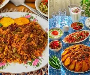 لوبیا پلو رو اینجوری بپزید همه دستورش رو میخوان + ترفندهایی طلایی برای خوشمزه تر شدن