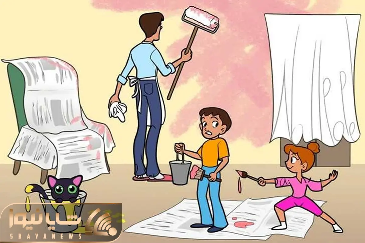 بازی فکری؛  اگه کلمه  PAINT  رو تو ۶ ثانیه پیدا کنی، چشم‌ های جادویی داری