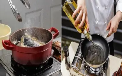 راهکار کره ای برا جلوگیری از پاشیدن روغن/ دیگه نه قراره دور گاز کثیف شه نه دستت بسوزه