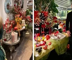 سفره یلدایی های متفاوت بازیگران سینما و تلویزیون / تیپ و تدارکات آس هنرمندان زن و مرد