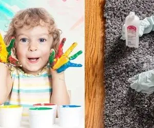 نحوه پاک کردن گواش از فرش / این لامصبای غلیظ خشک شده و نشدش با این ترفندا هوتوتو میشن