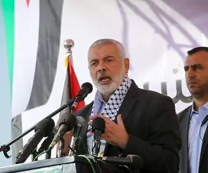 ژست خاص اسماعیل هنیه و مسعود پزشکیان در مراسم تحلیف