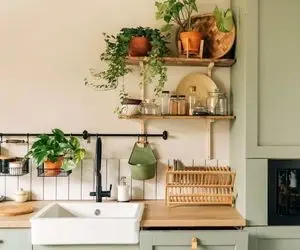 چیدانه خیلی قشنگ؛ روی کابینت گلدون بذار هم شیک هم مدرن پاسماوری دیگه قدیمی شده