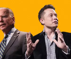 ایلان ماسک بایدن را دست انداخت!