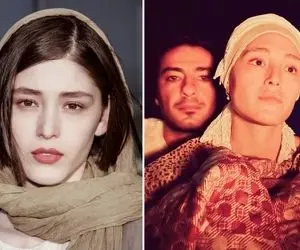 عکس خاص "فرشته حسینی" با نوید تو اینستا؛ لباس عروس خارجی که واسش اختصاصی دوخته شد!