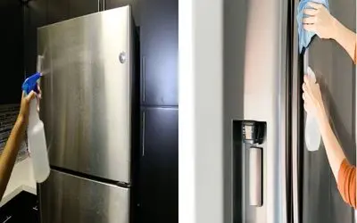 راز براق موندن یخچال استیل با چند حرکت ساده/ اینجوری استیل یخچالت مثل روز اول میشه