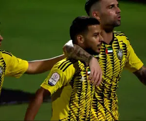 (ویدیو) گل چیپ دیدنی مهدی قایدی در دیدار اتحاد کلباء با شارجه